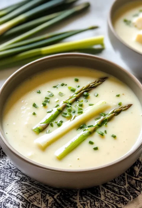 Spargelcremesuppe