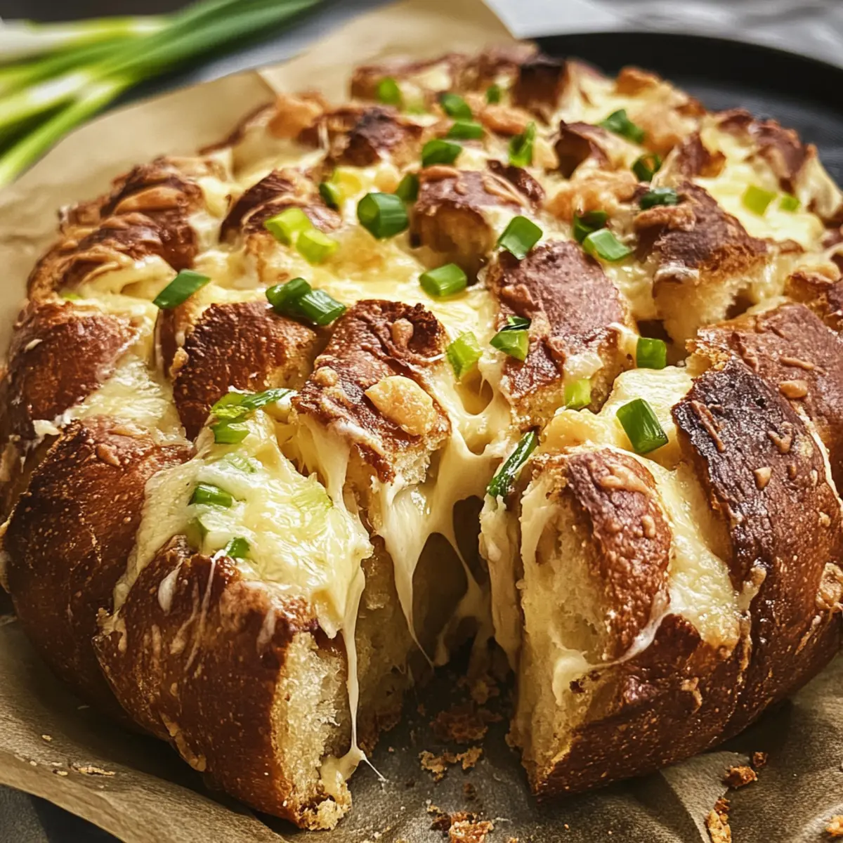 Zupfbrot mit Käse