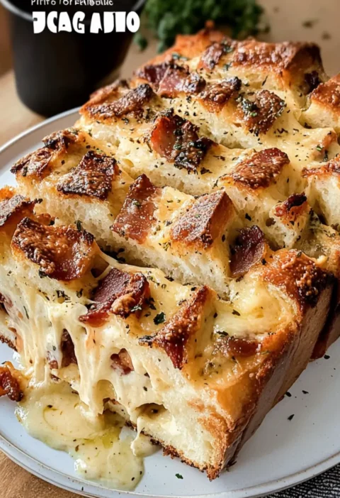 Zupfbrot mit Käse