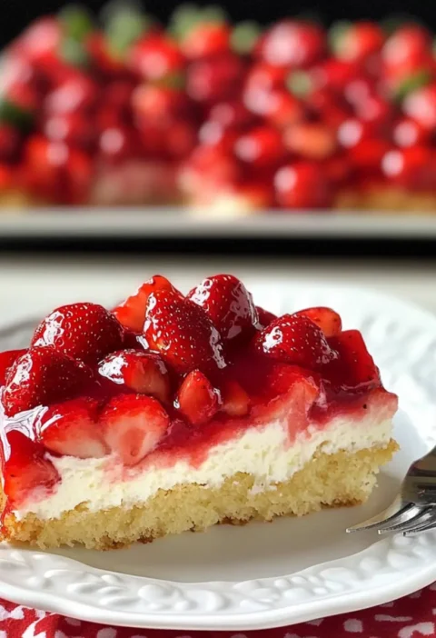 Erdbeer Blechkuchen