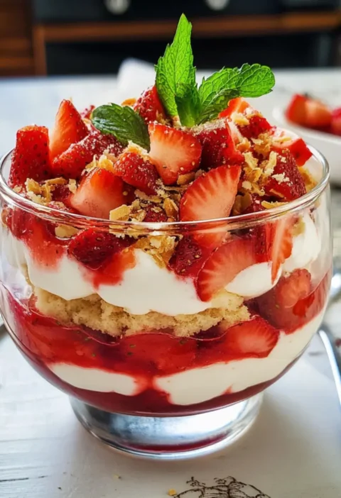 erdbeer mascarpone crème