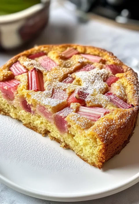 Rhabarberkuchen Rezept