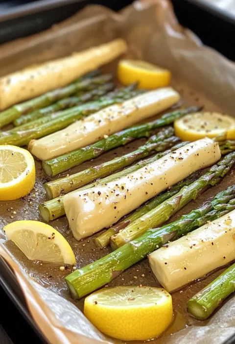 Spargel aus dem Ofen