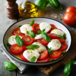 Klassische Bruschetta mit frischen Tomaten und Knoblauch