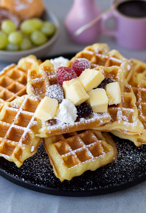 Waffeln am Stiel Der ultimative Snack
