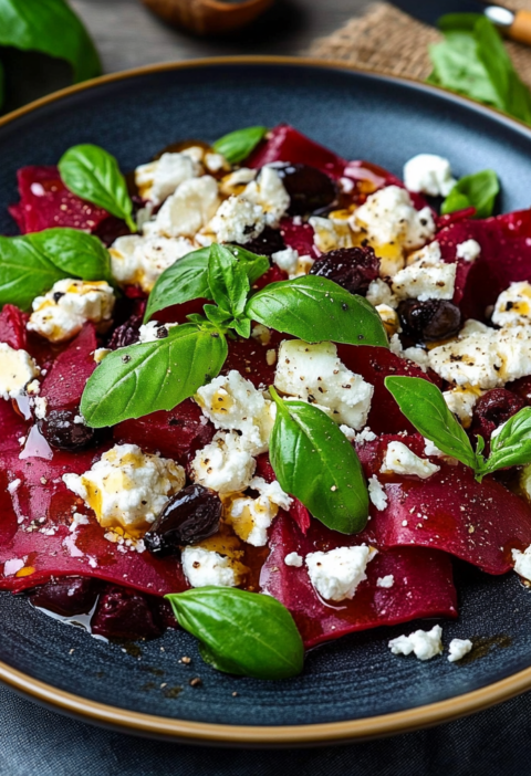 Rote Beete Salat Mit Feta Ein sommerlicher Genuss