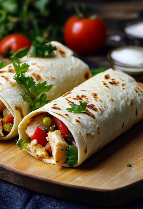 Wraps Rezepte mit Selbstgemachten Tortillas