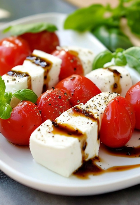 Tomaten Mozzarella Spieße Einfach und Herzhaft