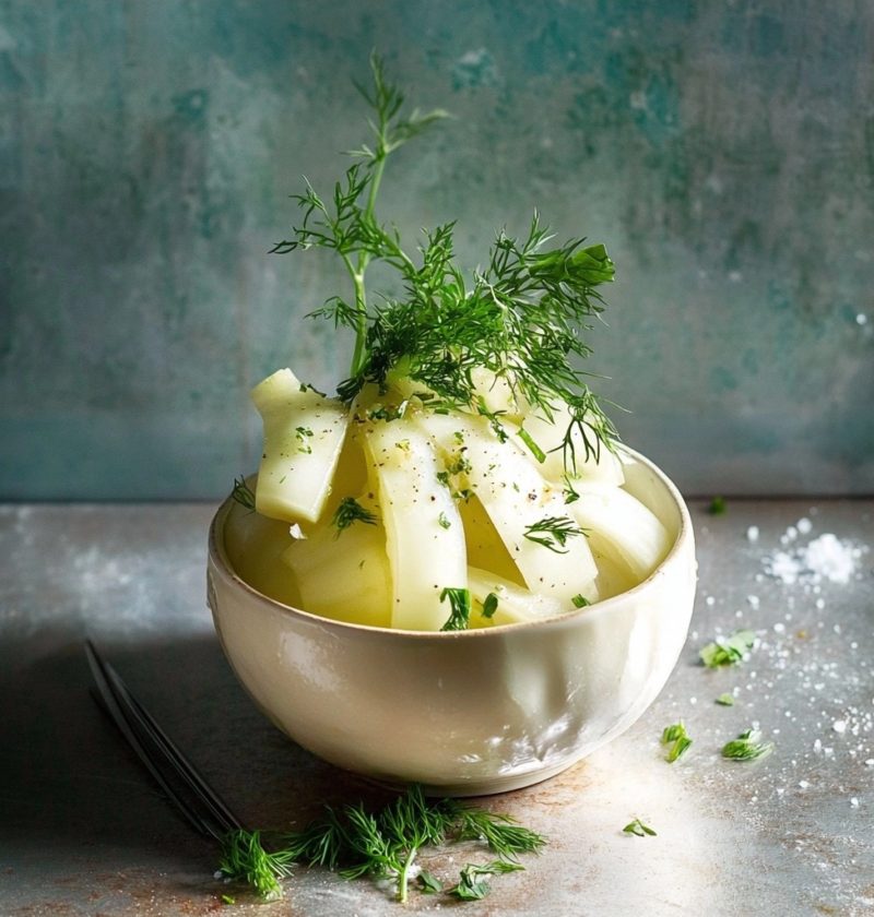 Kohlrabi Rezept mit Petersilie und Dill