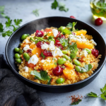 Gourmet Gemüse Pfanne mit Schafskäse