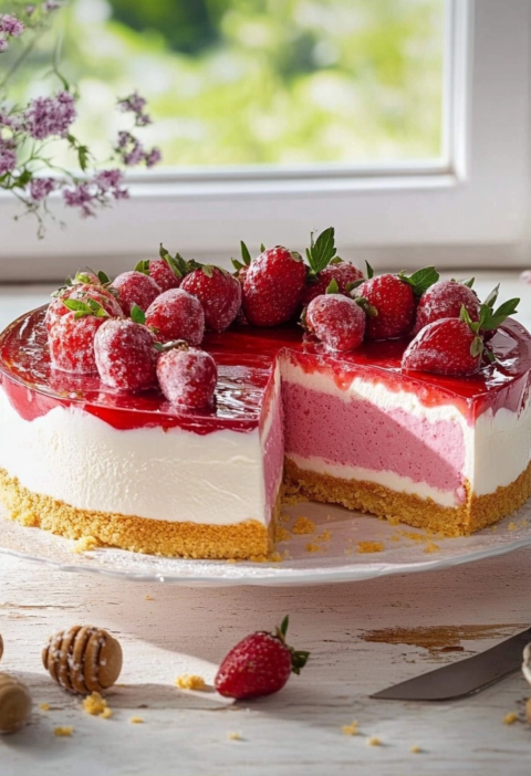 Erdbeertorte mit Joghurt: Der ultimative Frühlingskuchen